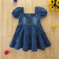 Load image into Gallery viewer, Baby Kid Girls Solid Color Dresses Wholesale 220322265

