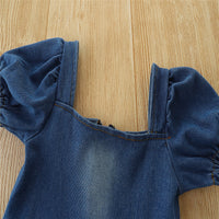 Load image into Gallery viewer, Baby Kid Girls Solid Color Dresses Wholesale 220322265
