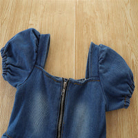 Load image into Gallery viewer, Baby Kid Girls Solid Color Dresses Wholesale 220322265
