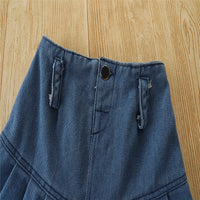 Load image into Gallery viewer, 2 Pieces Set Baby Kid Girls Solid Color Tops And Skirts Wholesale 220322273
