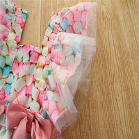 Load image into Gallery viewer, Baby Kid Girls Bow Lace Print Dresses Wholesale 220322278
