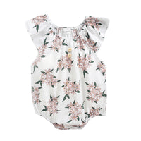 Load image into Gallery viewer, Baby Kid Girls Flower Print Rompers Wholesale 22032228
