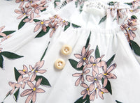 Load image into Gallery viewer, Baby Kid Girls Flower Print Rompers Wholesale 22032228
