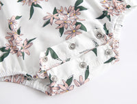 Load image into Gallery viewer, Baby Kid Girls Flower Print Rompers Wholesale 22032228
