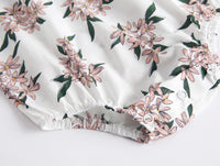 Load image into Gallery viewer, Baby Kid Girls Flower Print Rompers Wholesale 22032228
