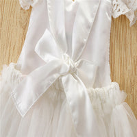 Load image into Gallery viewer, Baby Girls Rainbow Lace Rompers Wholesale 220322280
