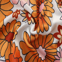 Load image into Gallery viewer, 2 Pieces Set Baby Girls Solid Color Muslin&amp;Ribbed Rompers And Flower Print Pants Wholesale 220322298
