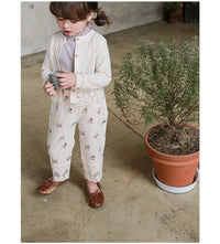 Load image into Gallery viewer, Baby Kid Girls Lace Muslin&amp;Ribbed Tops Wholesale 220322302
