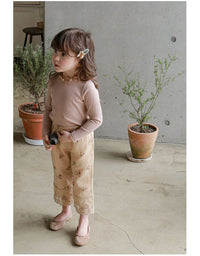 Load image into Gallery viewer, Baby Kid Girls Lace Muslin&amp;Ribbed Tops Wholesale 220322302
