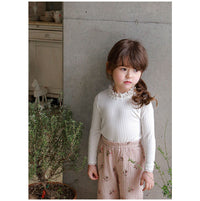 Load image into Gallery viewer, Baby Kid Girls Lace Muslin&amp;Ribbed Tops Wholesale 220322302
