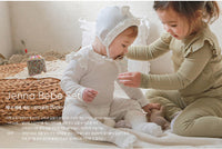 Load image into Gallery viewer, Baby Girls Solid Color Rompers Wholesale 220322308
