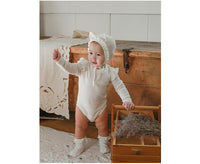 Load image into Gallery viewer, Baby Girls Solid Color Rompers Wholesale 220322308
