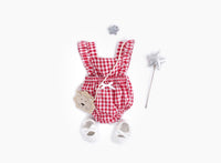 Load image into Gallery viewer, Baby Kid Girls Checked Bow Rompers Wholesale 22032231
