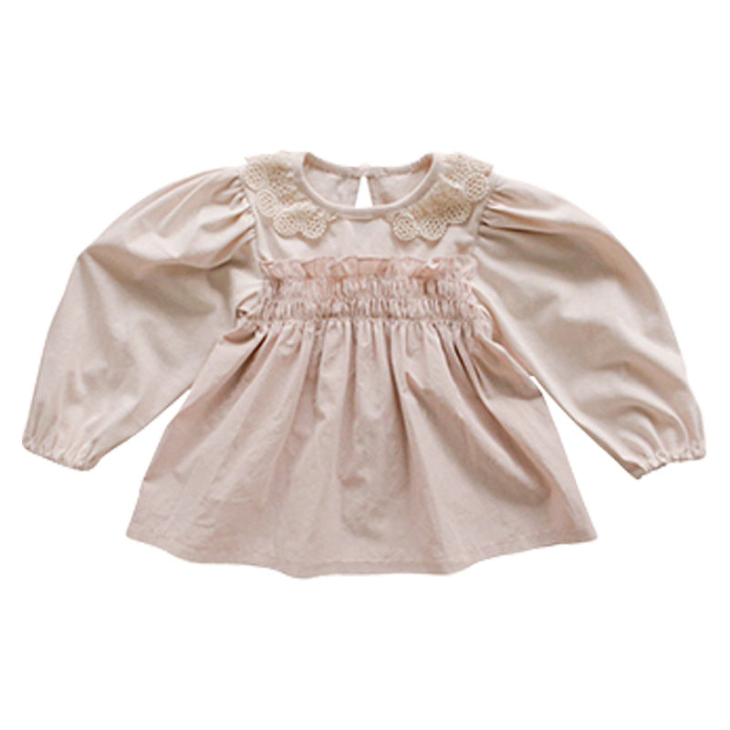 Baby Kid Girls Lace Tops Wholesale 220322310