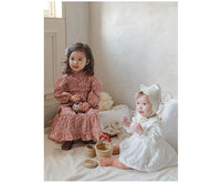Load image into Gallery viewer, Baby Girls Solid Color Embroidered Rompers Wholesale 220322314
