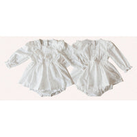 Load image into Gallery viewer, Baby Girls Solid Color Embroidered Rompers Wholesale 220322314
