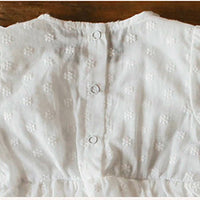 Load image into Gallery viewer, Baby Girls Solid Color Embroidered Rompers Wholesale 220322314
