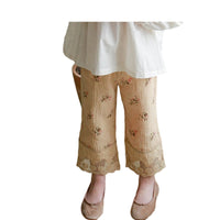 Load image into Gallery viewer, Baby Kid Girls Flower Lace Print Pants Wholesale 220322315

