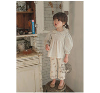 Load image into Gallery viewer, Baby Kid Girls Flower Lace Print Pants Wholesale 220322315
