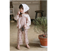 Load image into Gallery viewer, Baby Kid Girls Flower Lace Print Pants Wholesale 220322315
