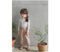 Load image into Gallery viewer, Baby Kid Girls Flower Lace Print Pants Wholesale 220322315
