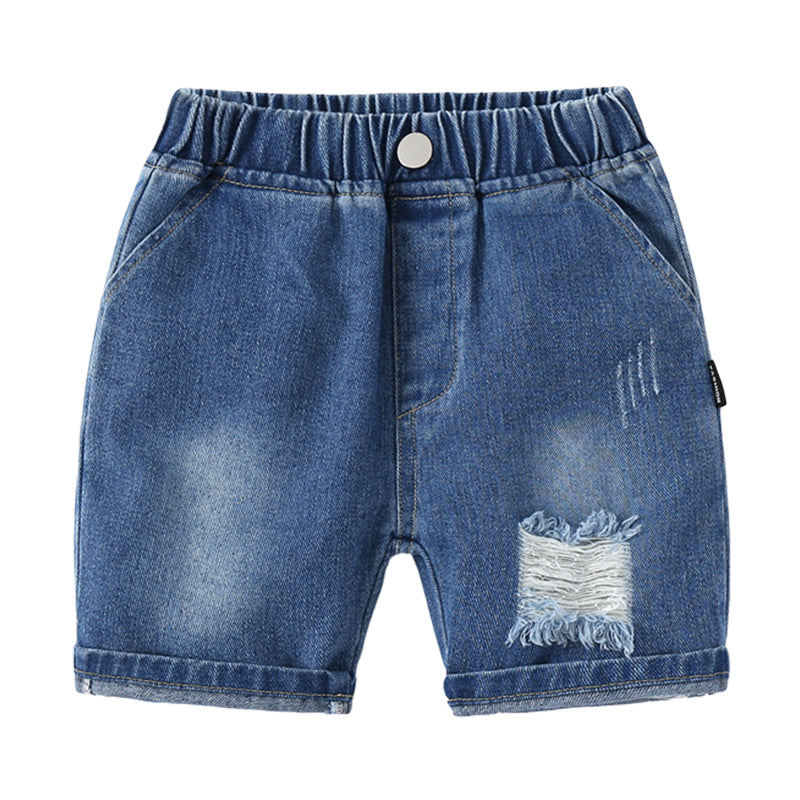 Baby Kid Boys Ripped Shorts Wholesale 220322326