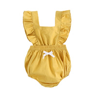 Load image into Gallery viewer, Baby Kid Girls Bow Rompers Wholesale 22032233
