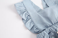 Load image into Gallery viewer, Baby Kid Girls Bow Rompers Wholesale 22032233
