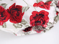 Load image into Gallery viewer, Baby Kid Girls Flower Print Rompers Wholesale 22032234
