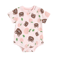 Load image into Gallery viewer, Baby Kid Girls Boys Animals Cartoon Plant Print Rompers Wholesale 220322342
