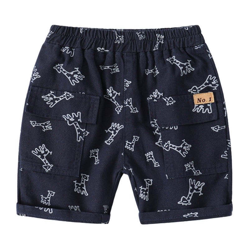 Baby Kid Boys Cartoon Print Shorts Wholesale 220322349