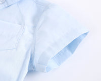 Load image into Gallery viewer, Baby Kid Boys Solid Color Rompers Wholesale 22032238
