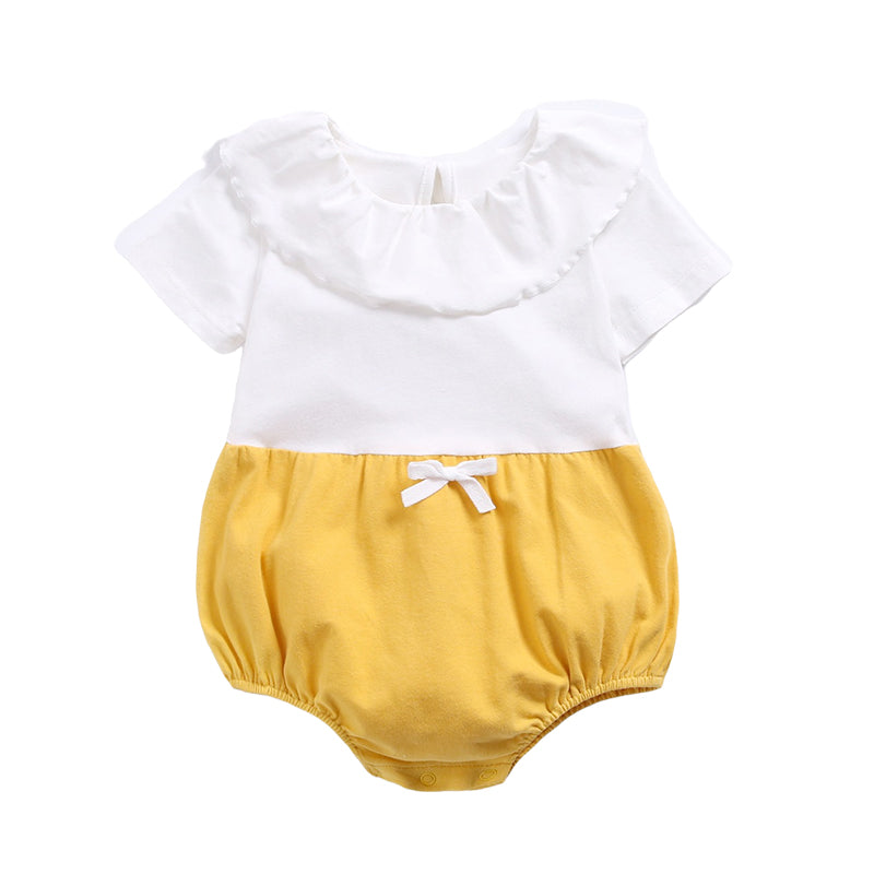 Baby Kid Girls Bow Rompers Wholesale 22032239