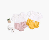 Load image into Gallery viewer, Baby Kid Girls Bow Rompers Wholesale 22032239
