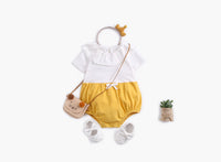 Load image into Gallery viewer, Baby Kid Girls Bow Rompers Wholesale 22032239

