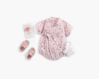 Load image into Gallery viewer, Baby Kid Girls Flower Print Rompers Wholesale 22032241

