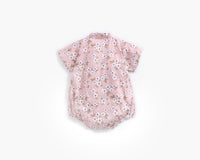 Load image into Gallery viewer, Baby Kid Girls Flower Print Rompers Wholesale 22032241
