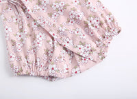 Load image into Gallery viewer, Baby Kid Girls Flower Print Rompers Wholesale 22032241
