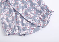 Load image into Gallery viewer, Baby Kid Girls Flower Print Rompers Wholesale 22032241
