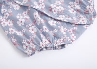 Load image into Gallery viewer, Baby Kid Girls Flower Print Rompers Wholesale 22032241
