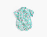 Load image into Gallery viewer, Baby Kid Girls Flower Print Rompers Wholesale 22032241
