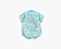 Load image into Gallery viewer, Baby Kid Girls Flower Print Rompers Wholesale 22032241
