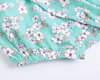 Load image into Gallery viewer, Baby Kid Girls Flower Print Rompers Wholesale 22032241
