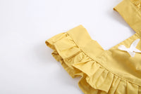 Load image into Gallery viewer, Baby Kid Girls Color-blocking Fruit Cartoon Print Rompers Wholesale 22032242
