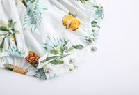 Load image into Gallery viewer, Baby Kid Girls Color-blocking Fruit Cartoon Print Rompers Wholesale 22032242
