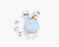 Load image into Gallery viewer, Baby Kid Girls Color-blocking Fruit Cartoon Print Rompers Wholesale 22032242
