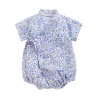 Load image into Gallery viewer, Baby Kid Girls Flower Cartoon Print Rompers Wholesale 22032246
