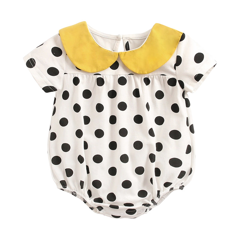 Baby Kid Girls Polka dots Rompers Wholesale 22032250