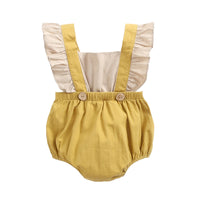Load image into Gallery viewer, Baby Kid Girls Color-blocking Rompers Wholesale 22032251
