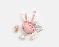 Load image into Gallery viewer, Baby Kid Girls Color-blocking Rompers Wholesale 22032251
